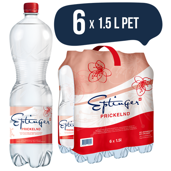 Eptinger Mineralwasser prickelnd 6 x 1.5l