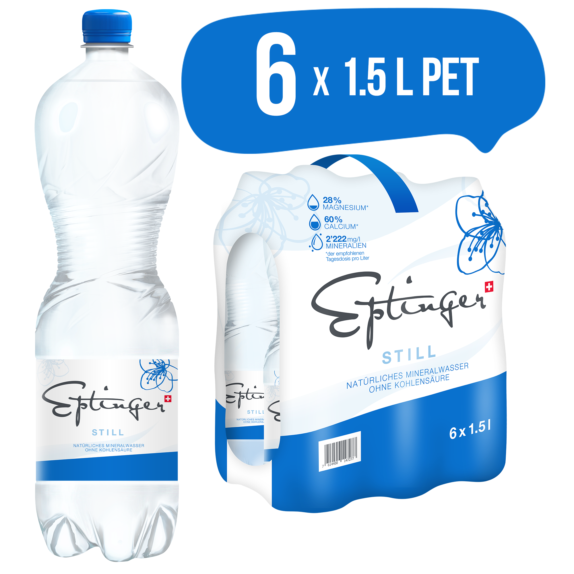 Eptinger Mineralwasser still 6 x 1.5l