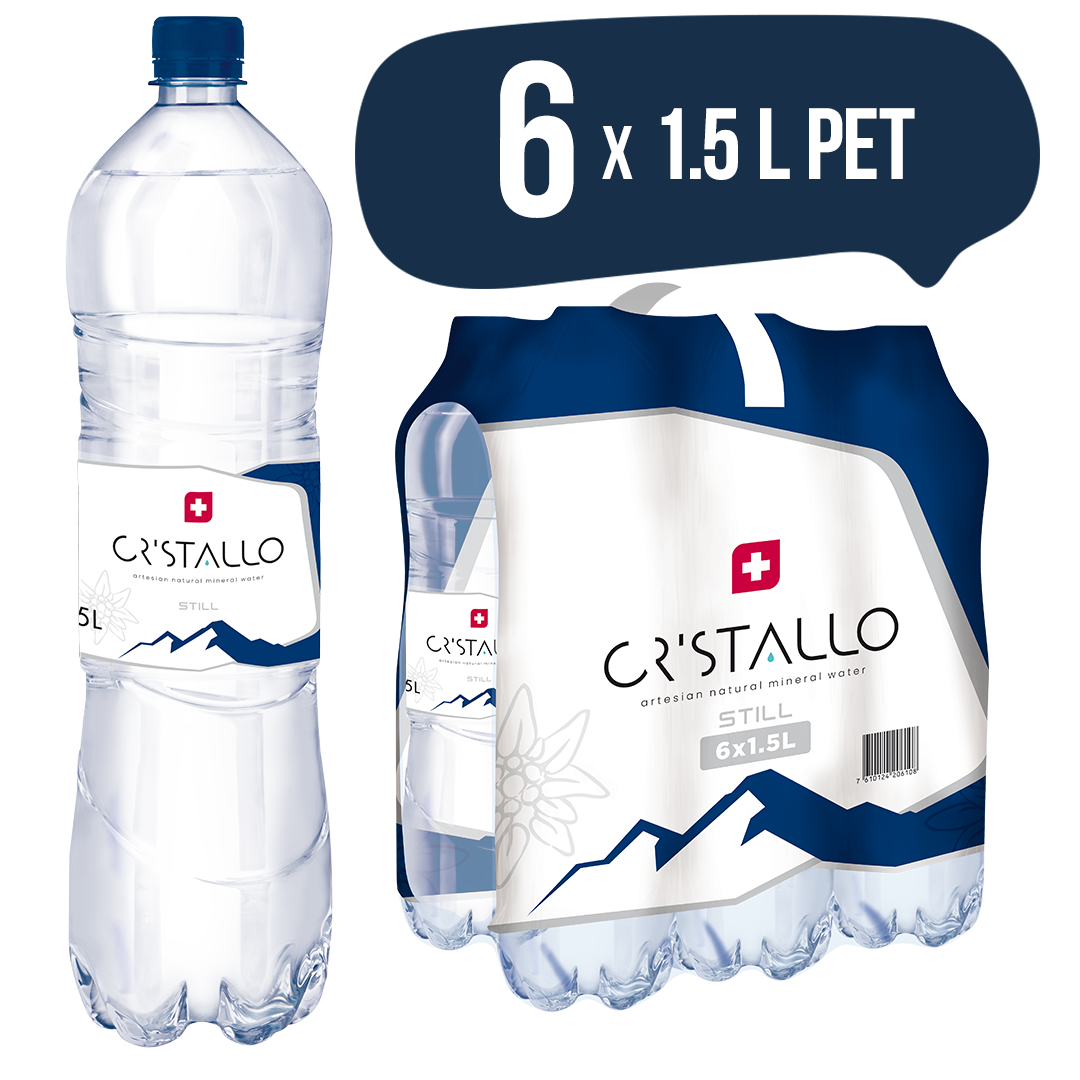 Cristallo Mineralwasser still 6 x 1.5l