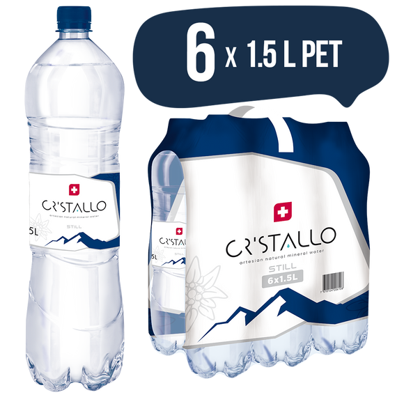 Cristallo Mineralwasser still 6 x 1.5l