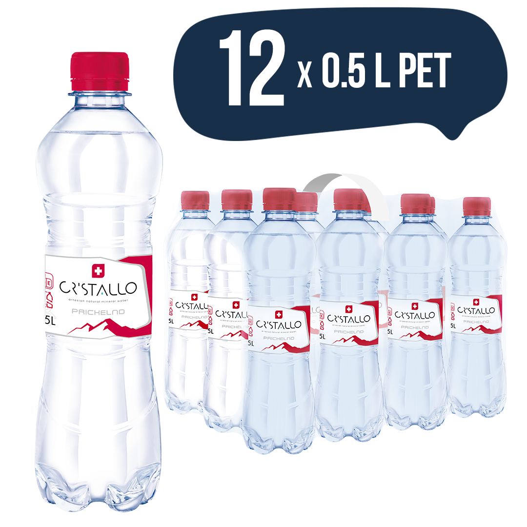 Cristallo Mineralwasser prickelnd 12 x 0.5l